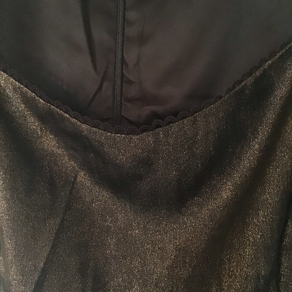 Rachel Parcell metallic square neckline dress Sz 8 - Picture 5 of 6